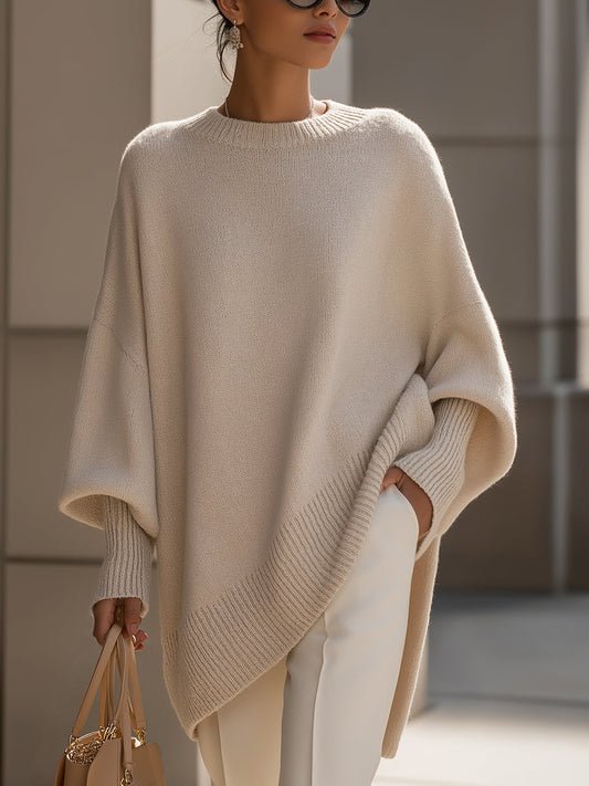 Ludovica | Oversized Wide-Neck Jumper