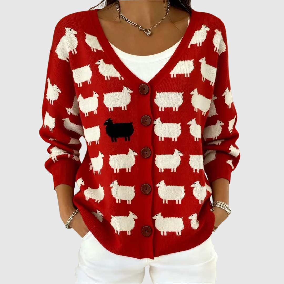 Renata | Button-Through Knit Jacket