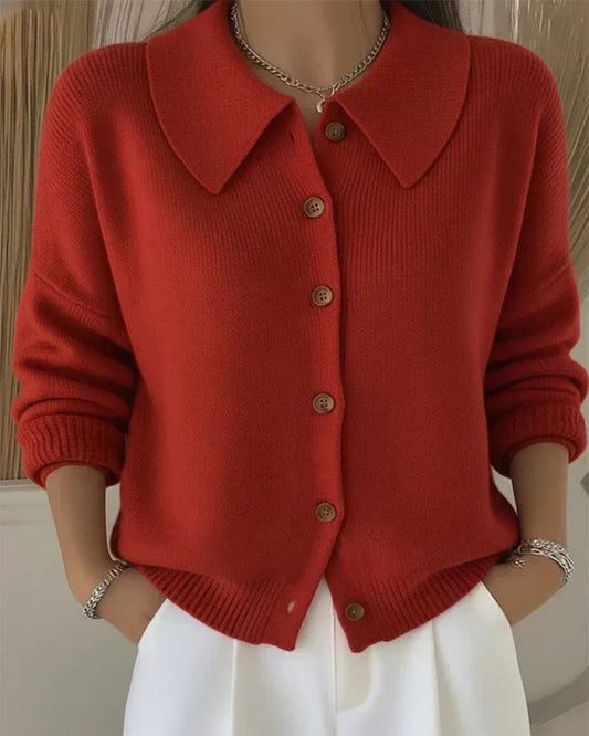 Tyeshia | Collared Button Cardigan