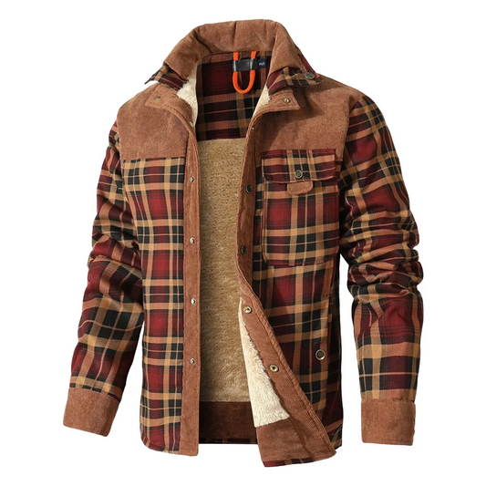 Valmere | Sherpa-Lined Flannel Jacket