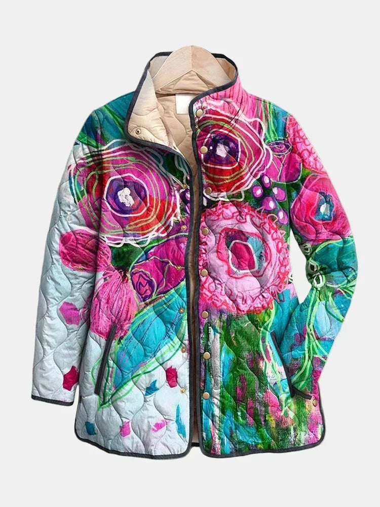 Arianne | Floral Quilted Jacket