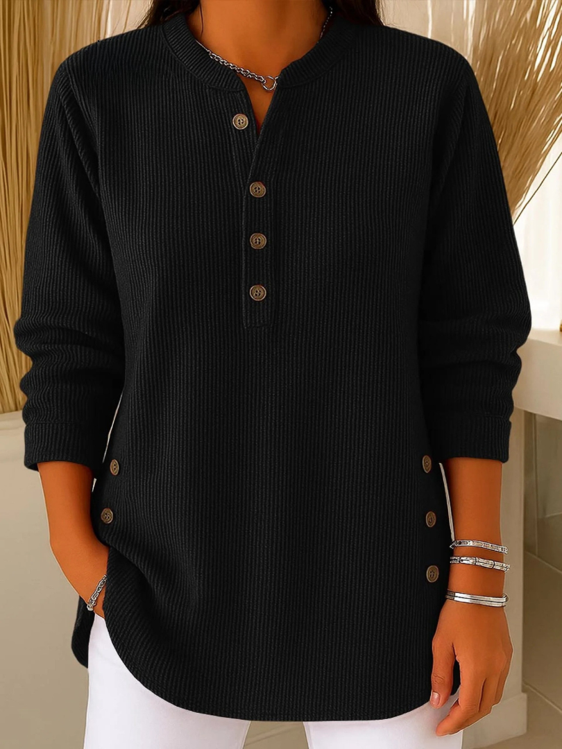 Nives | Longline Henley Tunic