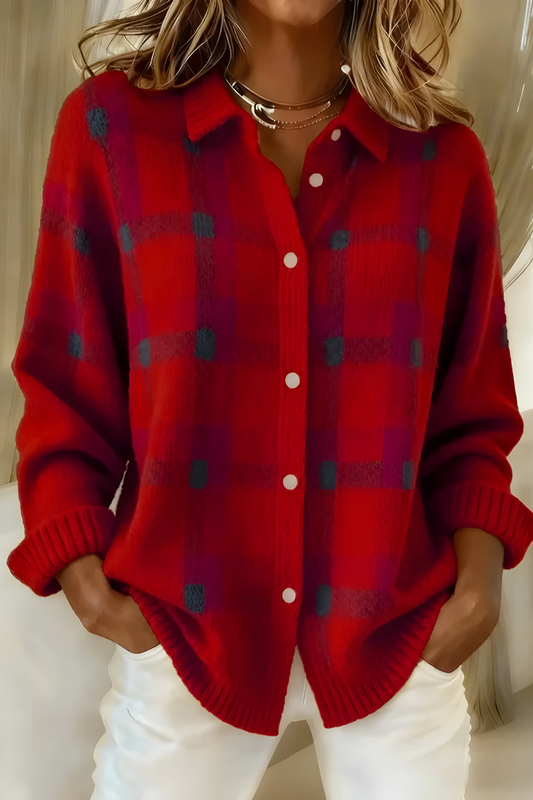 Candida | Check Cardigan