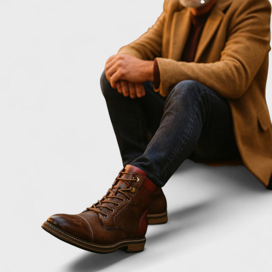 Lenz | Vegan Leather Work Boot