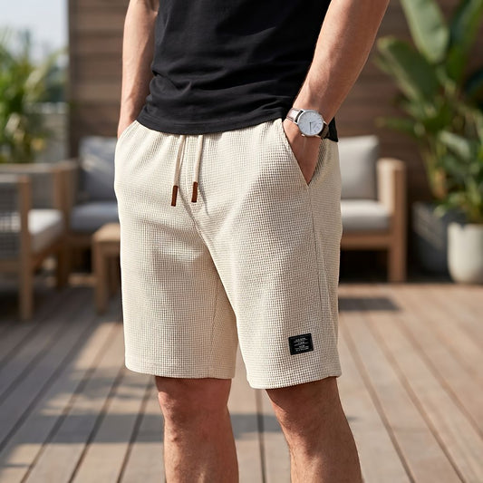 Pierre | Waffle Knit Shorts