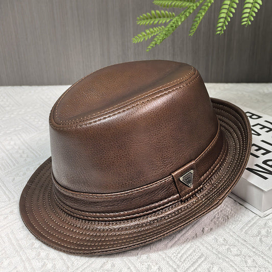 Rinaldi | Full Grain Leather Trilby