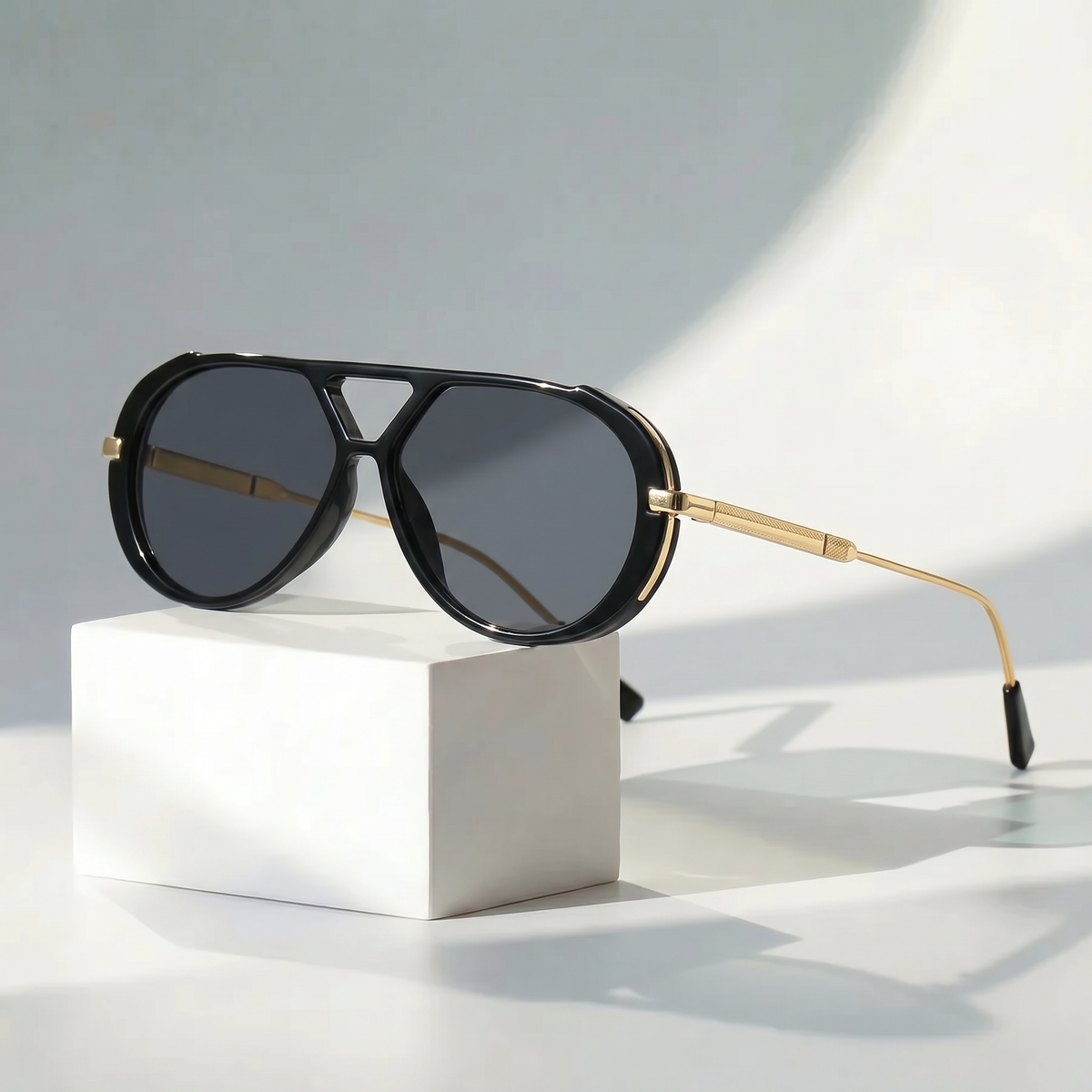Panther | Double-Bridge Aviator Sunglasses