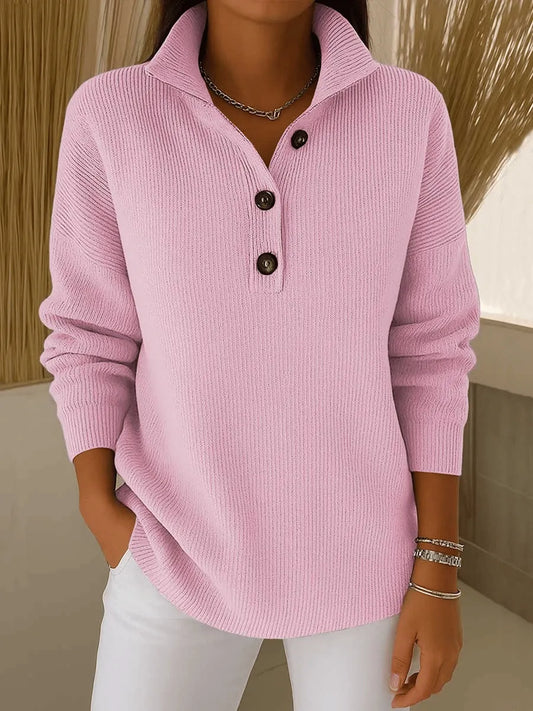Florence | V-Neck Polo Jumper