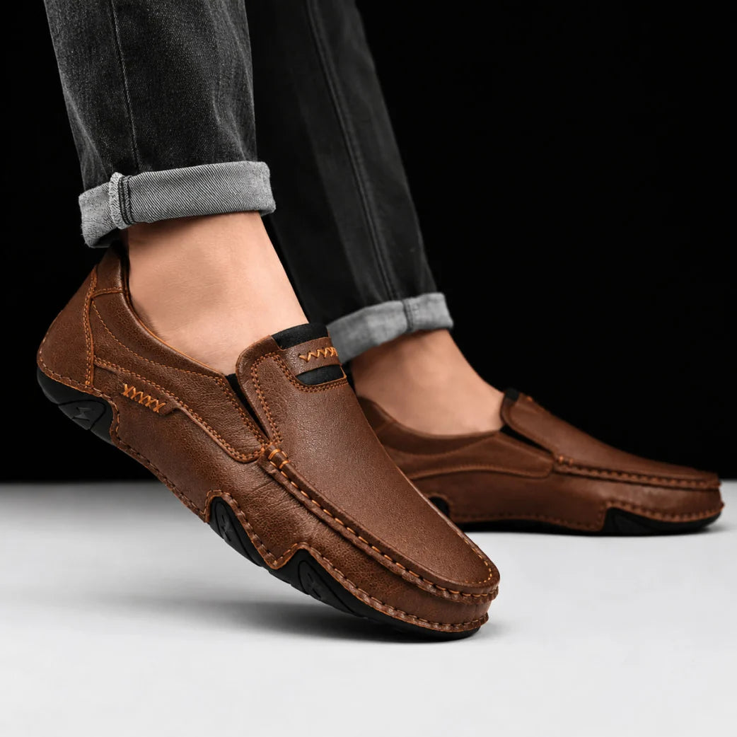 Stefano | Leather Slip-On Loafer