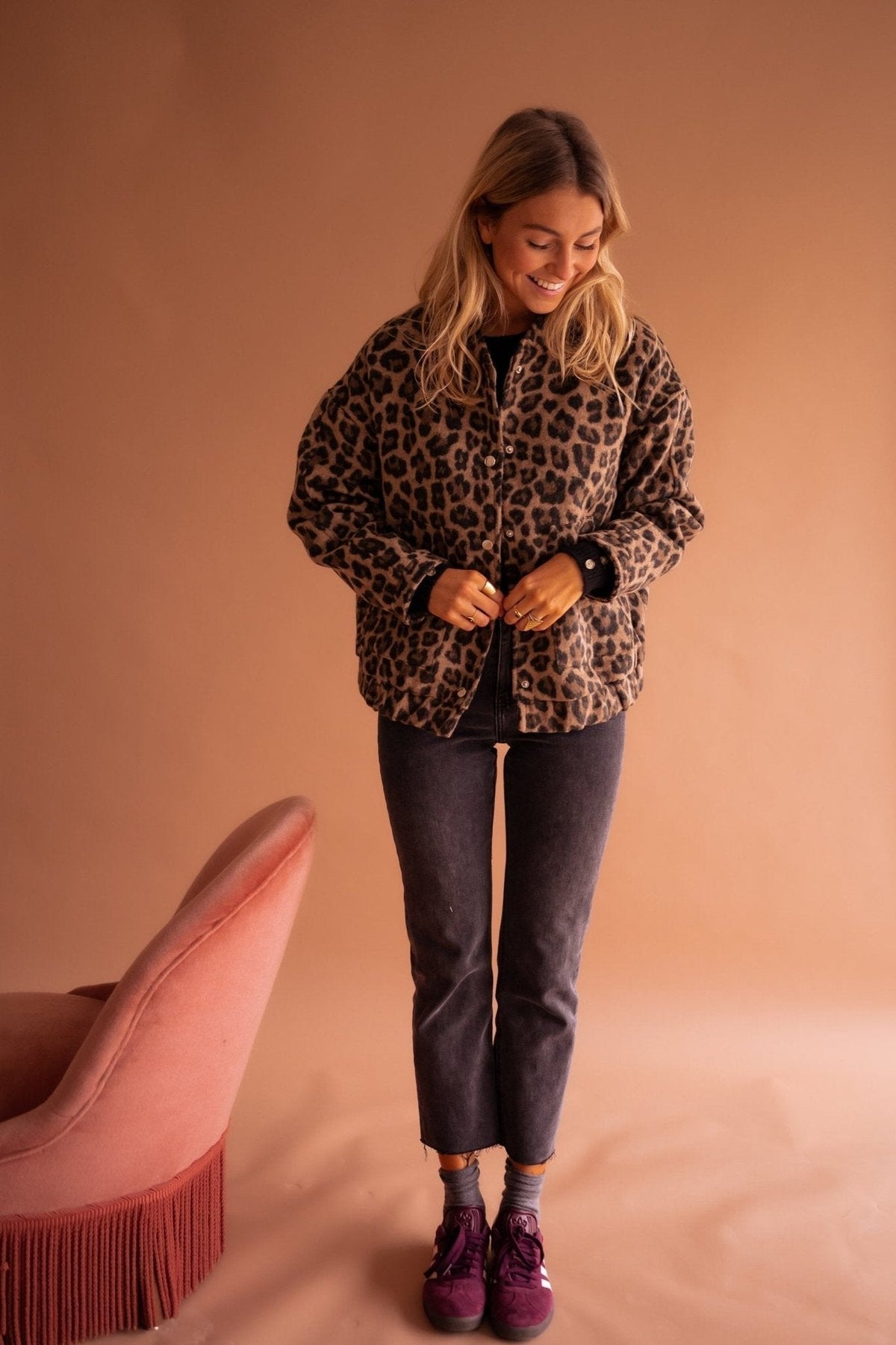 Francie | Leopard Print Jacket