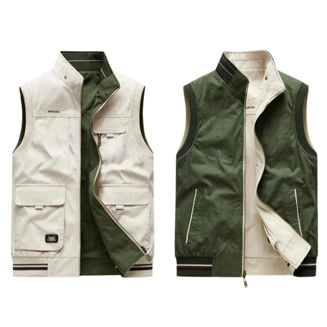 Atlas | Reversible Cotton Gilet