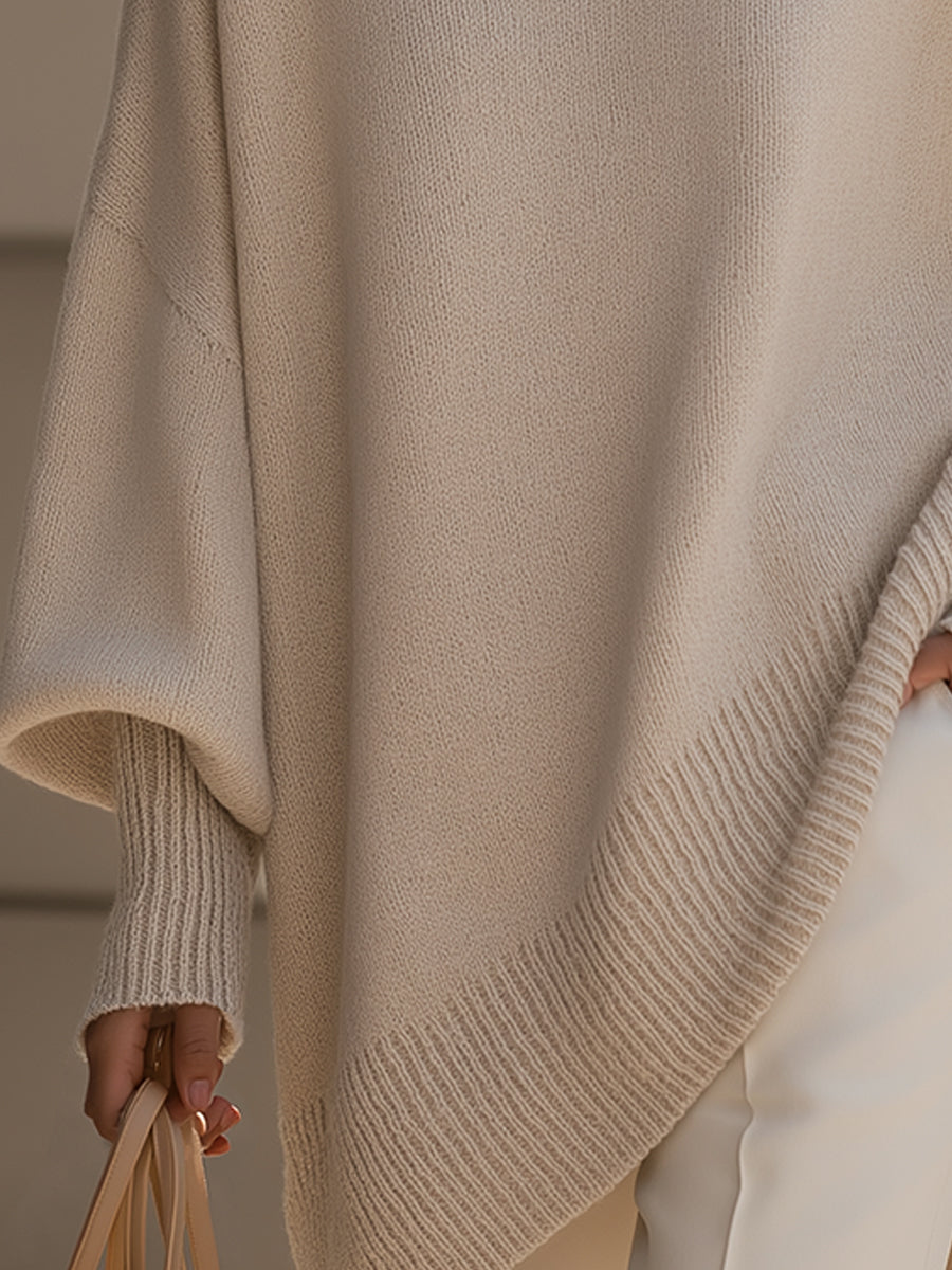 Ludovica | Oversized Wide-Neck Jumper