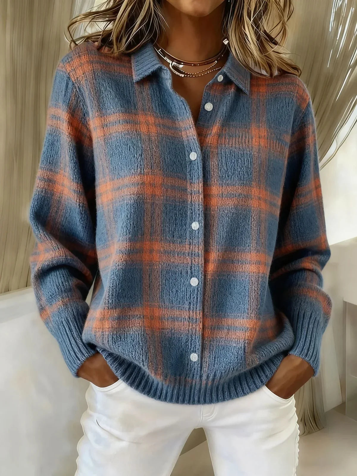 Candida | Check Cardigan