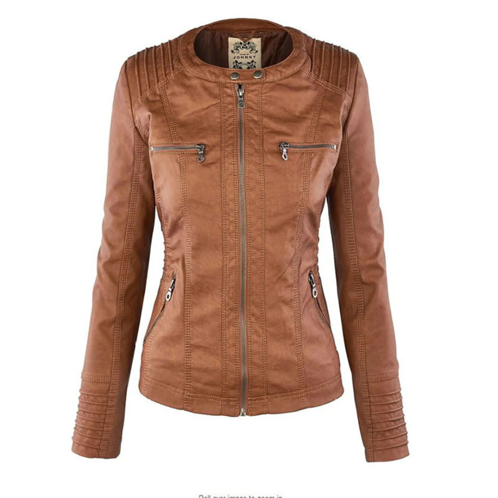 Kayla | Faux Leather Jacket