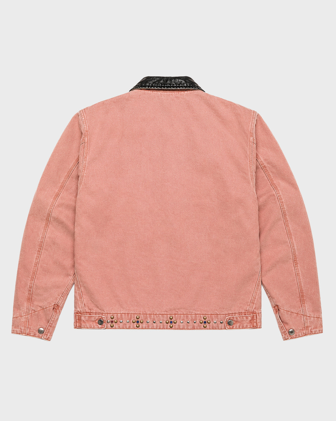 Jewel | Studded Collar Canvas Jacket
