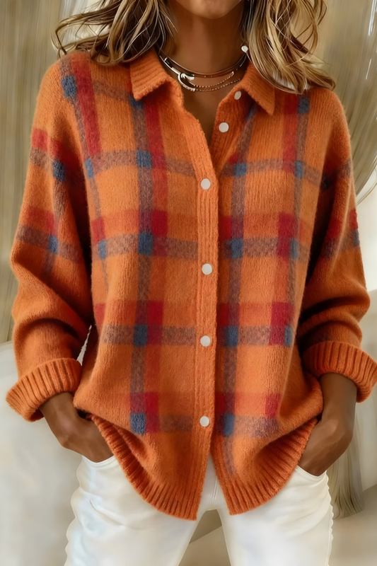 Candida | Check Cardigan