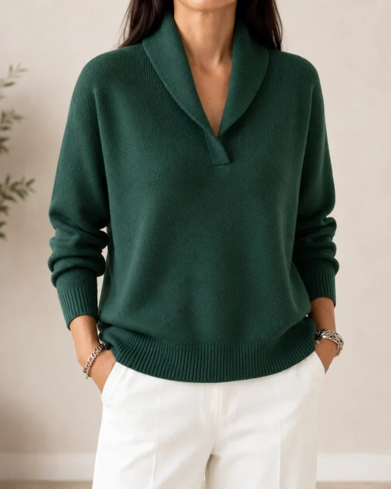 Elowen | Cosy V-Neck Jumper