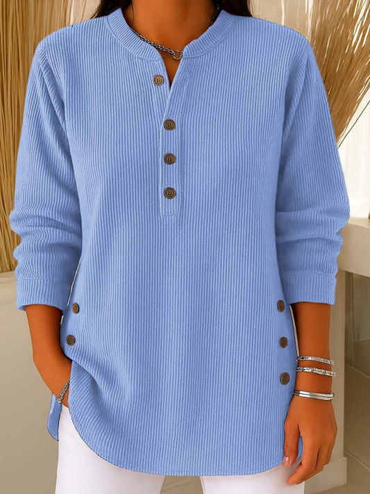 Nives | Longline Henley Tunic