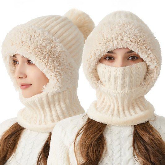 Alpina | Three-in-One Knitted Hood
