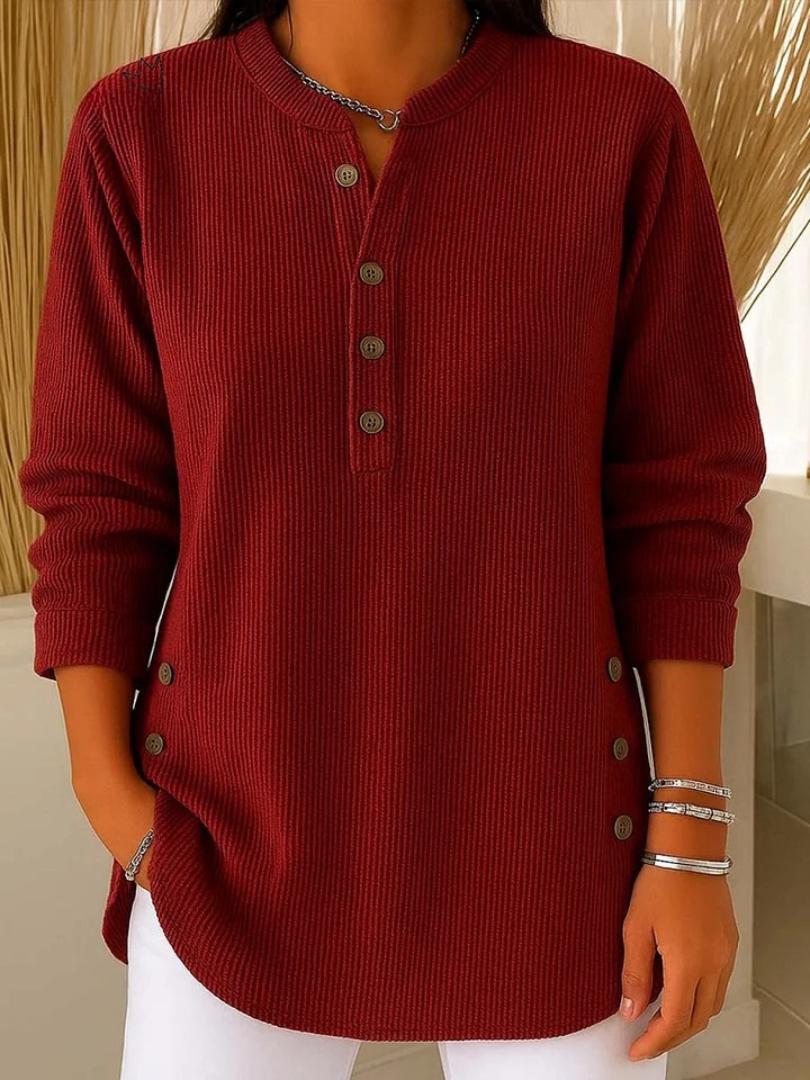 Nives | Longline Henley Tunic