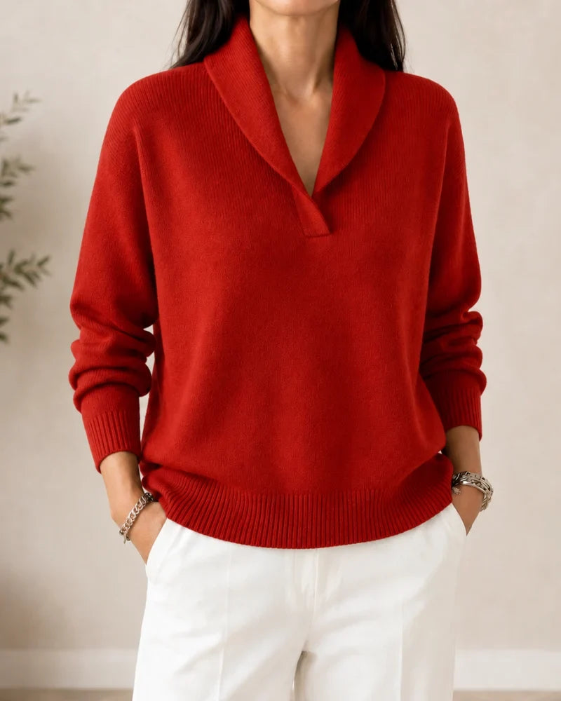 Elowen | Cosy V-Neck Jumper