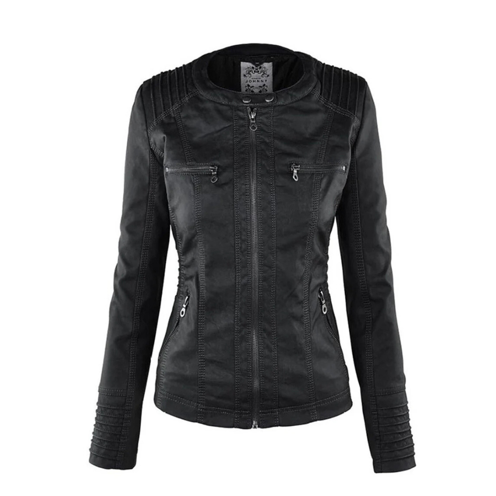 Kayla | Faux Leather Jacket