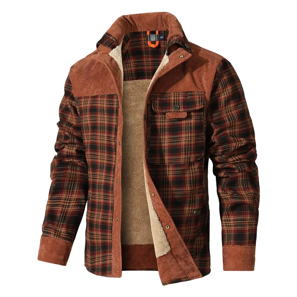 Valmere | Sherpa-Lined Flannel Jacket