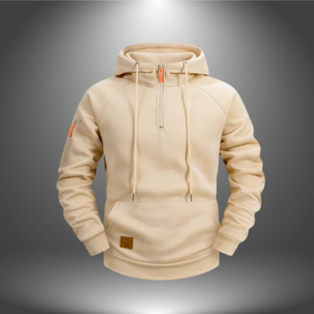 Beck | Half-Zip Hooded Sweatshirt