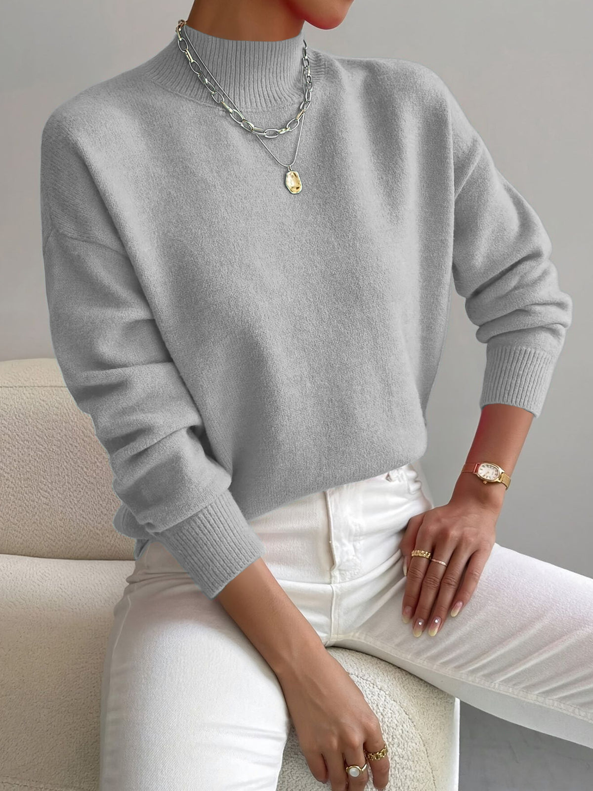 Brighid | Fine Knit Jumper