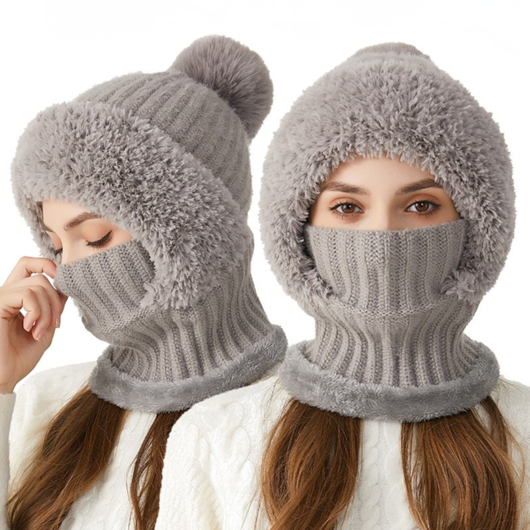 Alpina | Three-in-One Knitted Hood