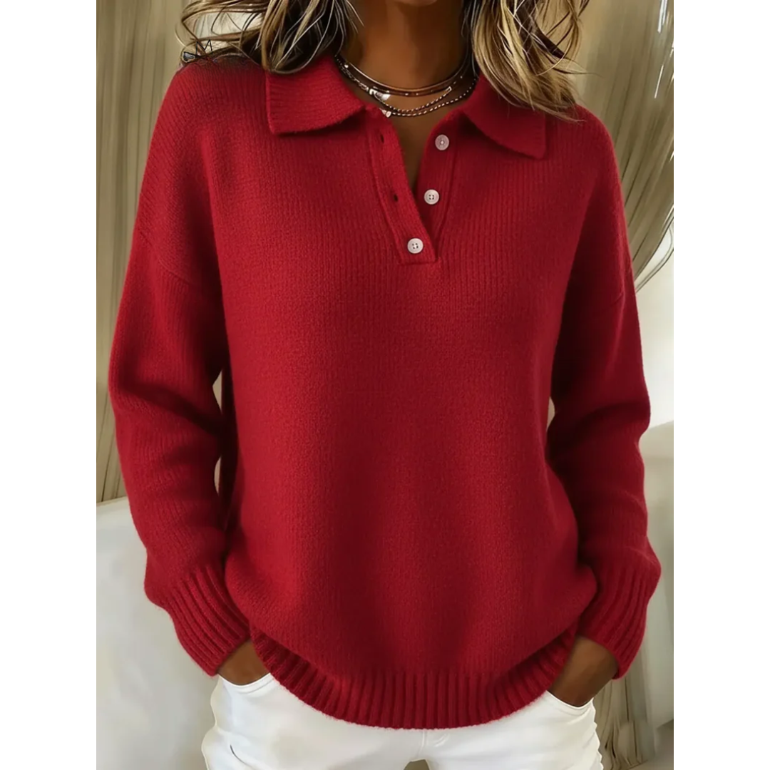Marina | Polo Collar Jumper