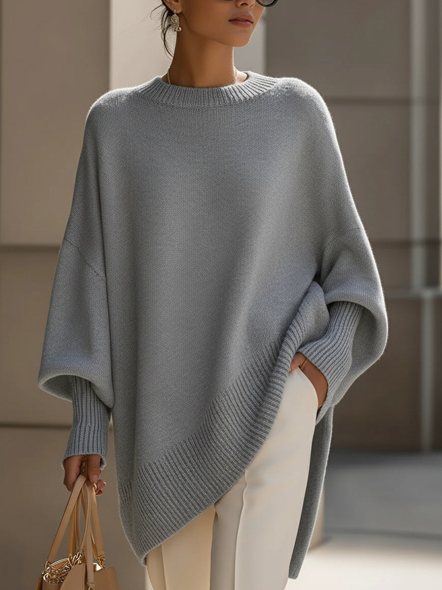 Ludovica | Oversized Wide-Neck Jumper