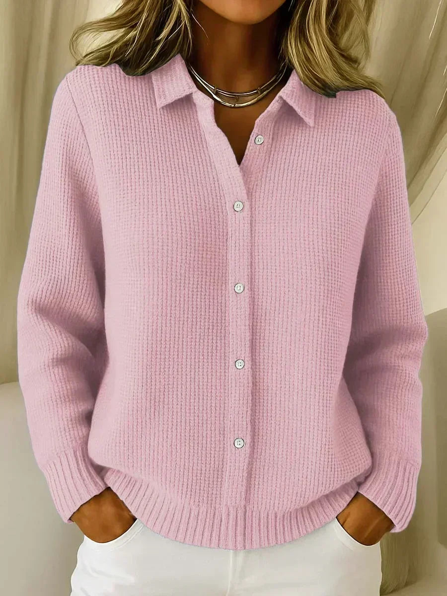 Rachele | Textured Button-Through Cardigan