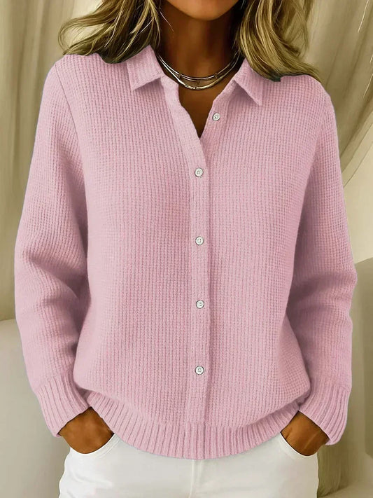 Rachele | Textured Button-Through Cardigan