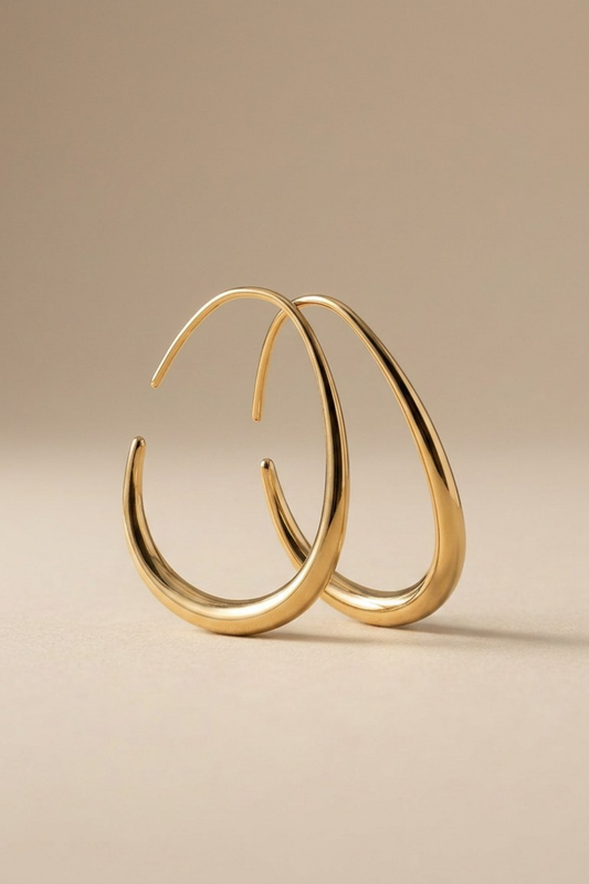 Maia | Teardrop Hoops