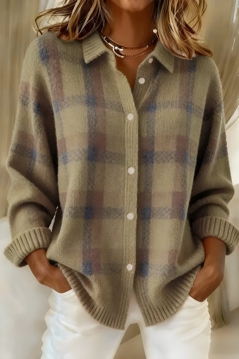 Candida | Check Cardigan