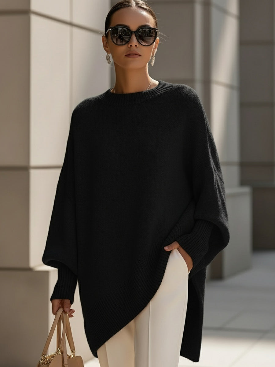 Ludovica | Oversized Wide-Neck Jumper