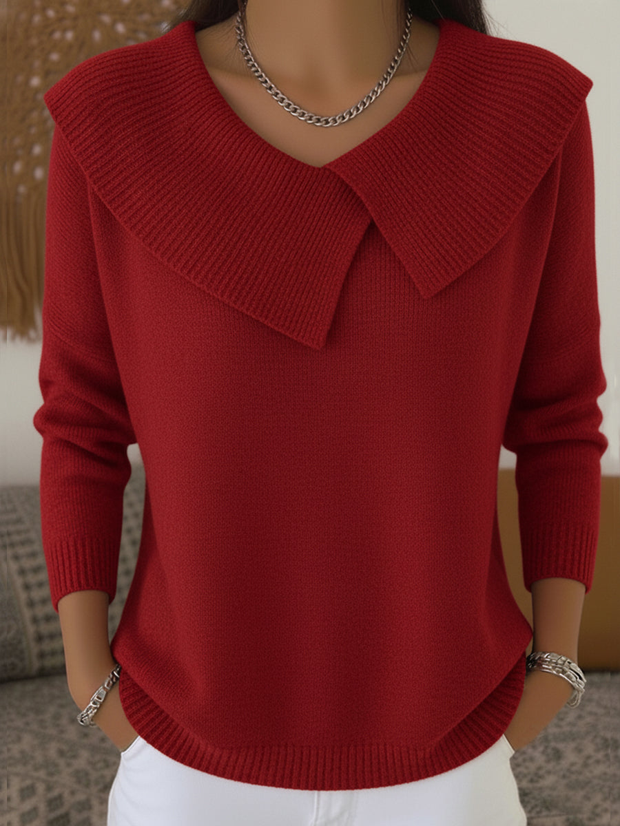 Sunnora | Soft Collar Jumper