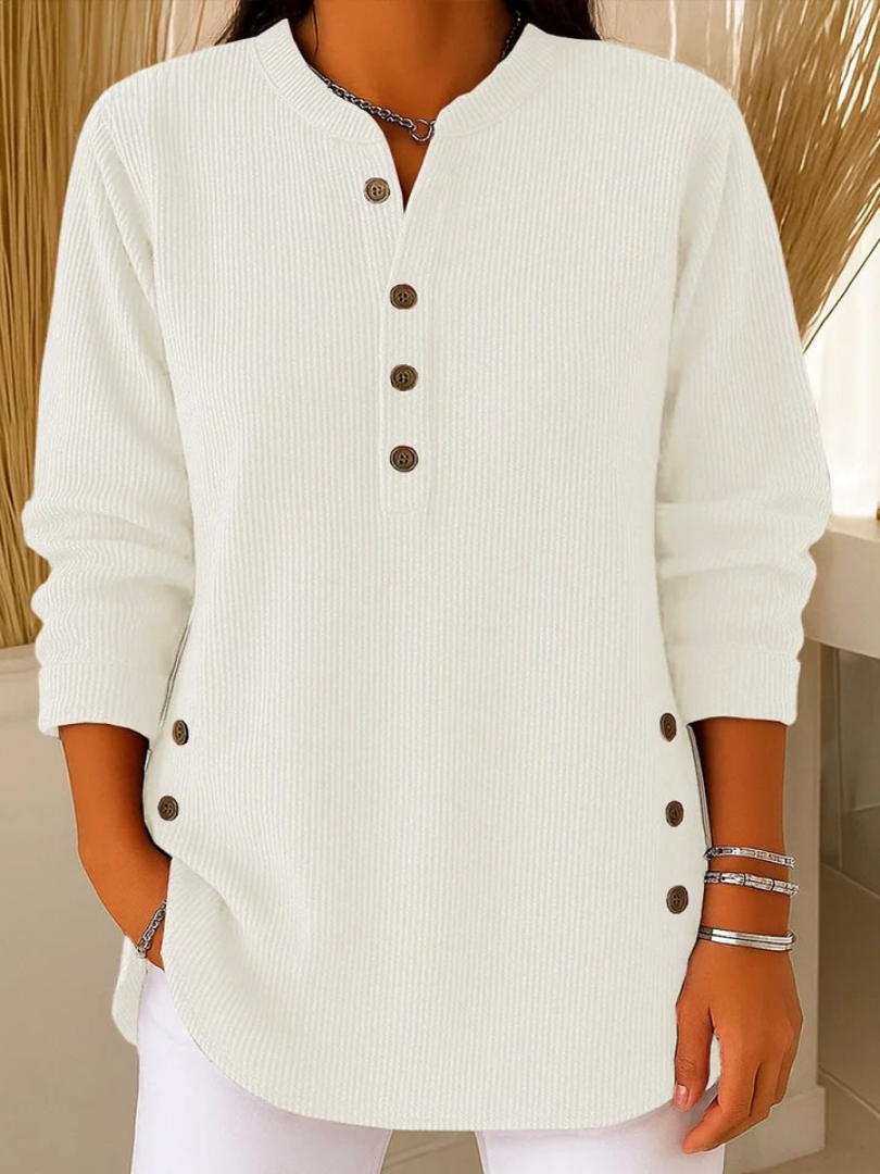 Nives | Longline Henley Tunic