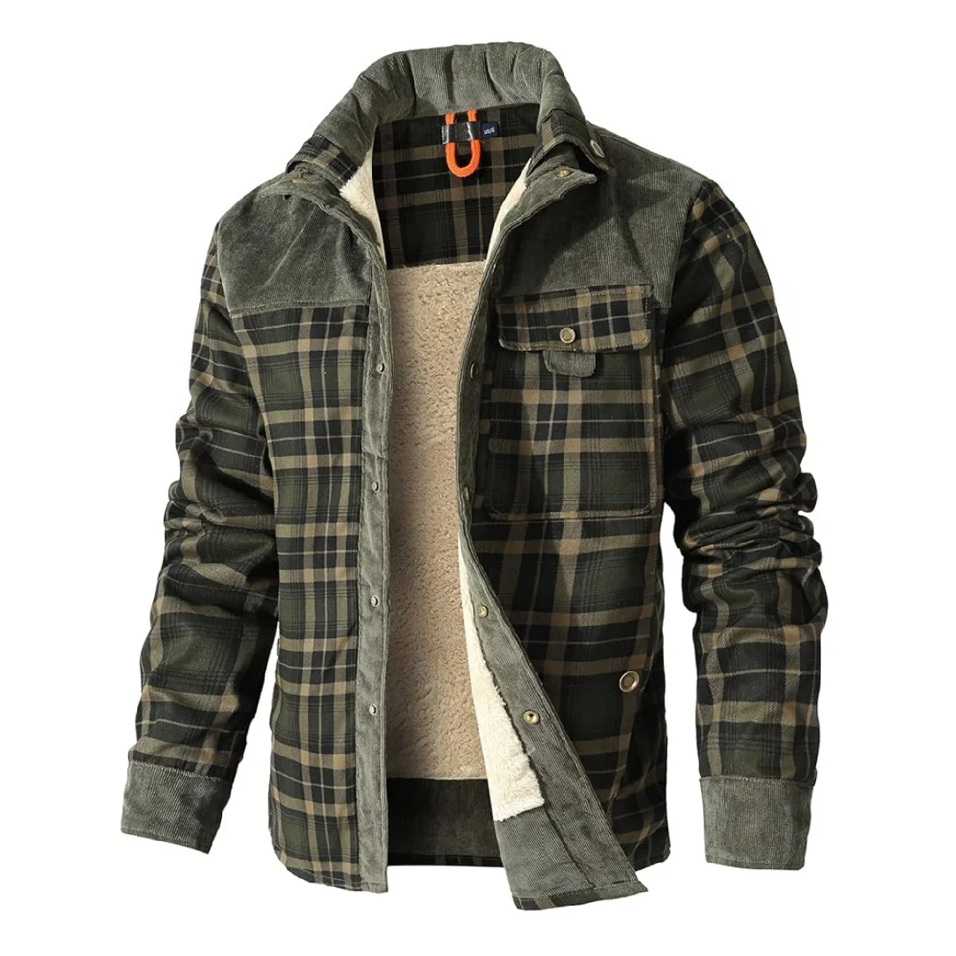 Valmere | Sherpa-Lined Flannel Jacket