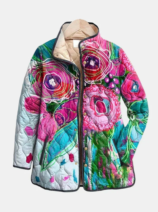 Arianne | Floral Quilted Jacket