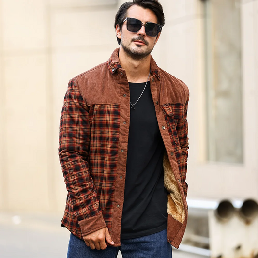 Valmere | Sherpa-Lined Flannel Jacket