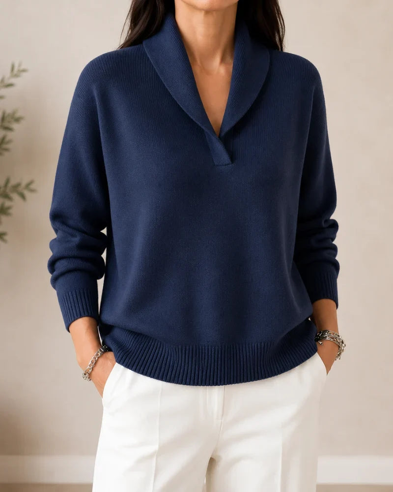 Elowen | Cosy V-Neck Jumper