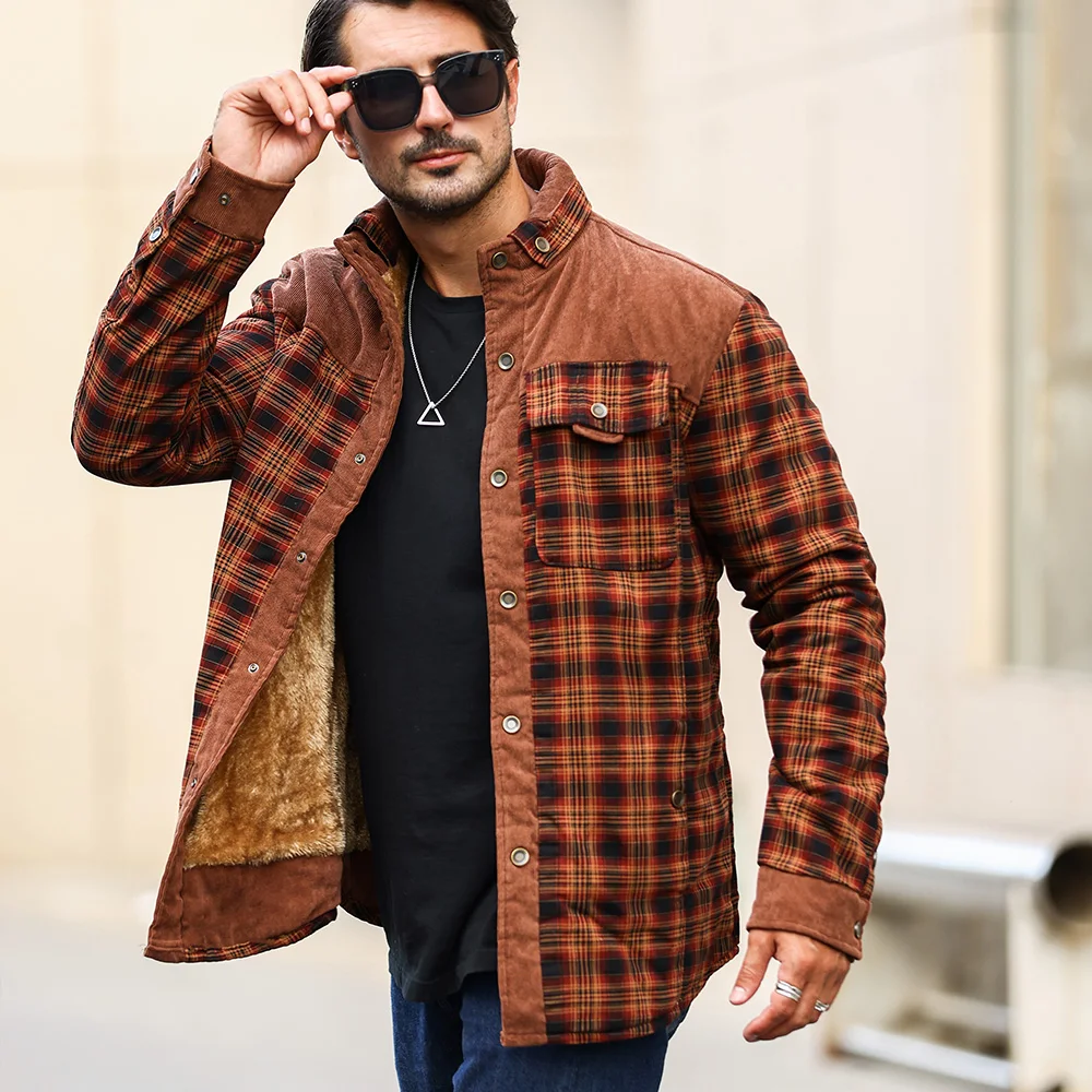 Valmere | Sherpa-Lined Flannel Jacket