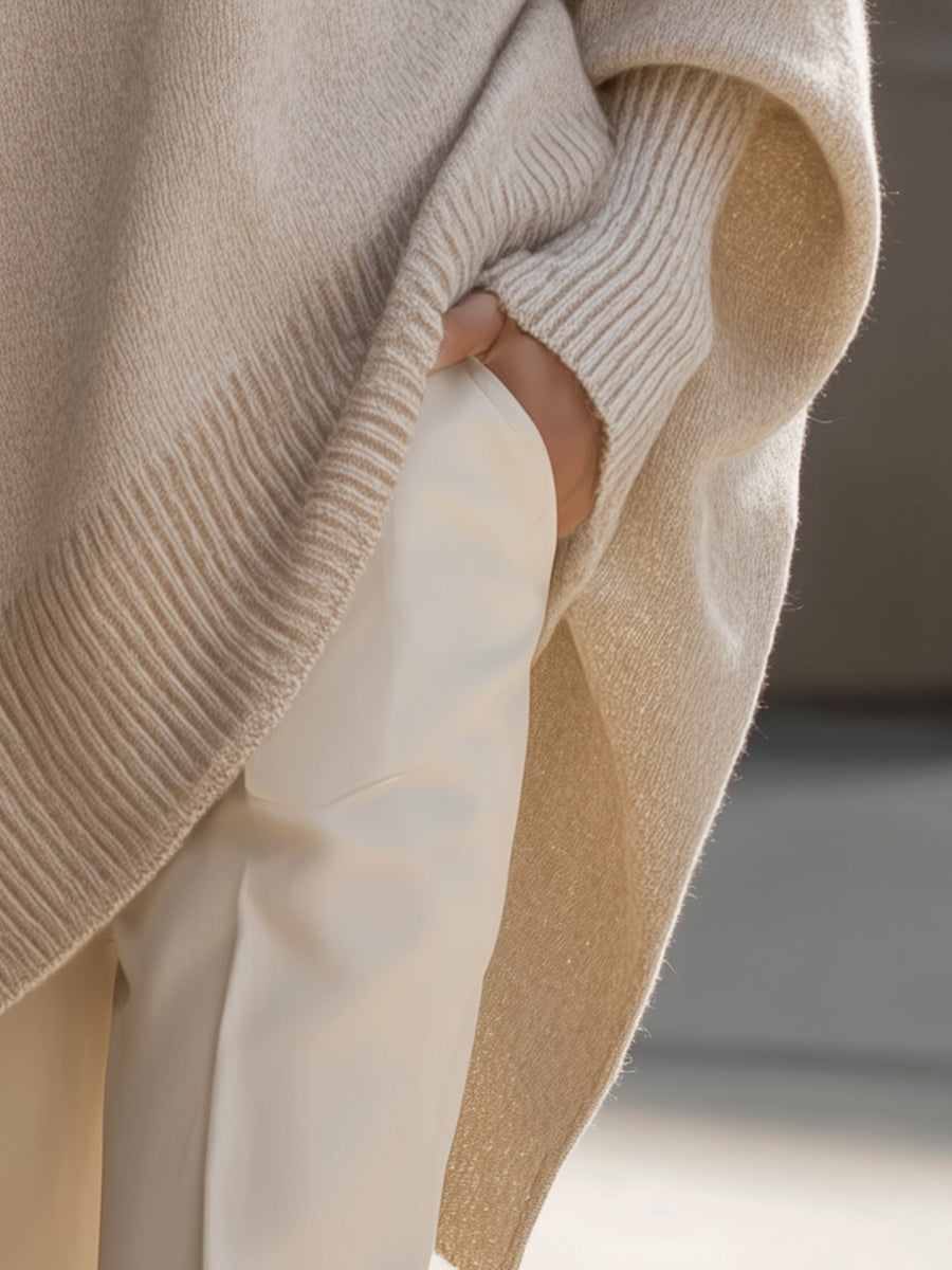 Ludovica | Oversized Wide-Neck Jumper
