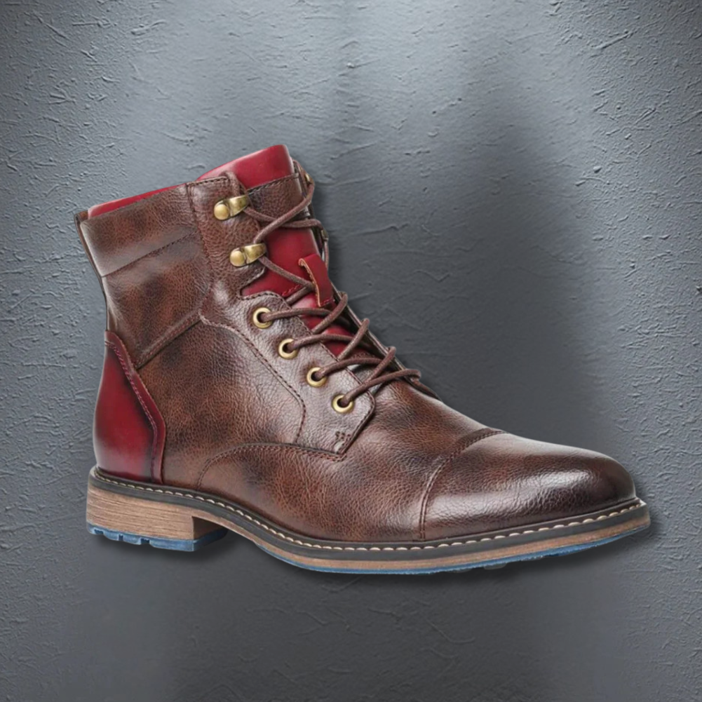 Lenz | Vegan Leather Work Boot