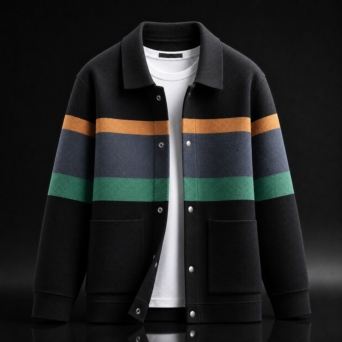 Avani | Striped Button Cardigan