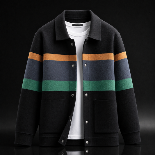 Avani | Striped Button Cardigan