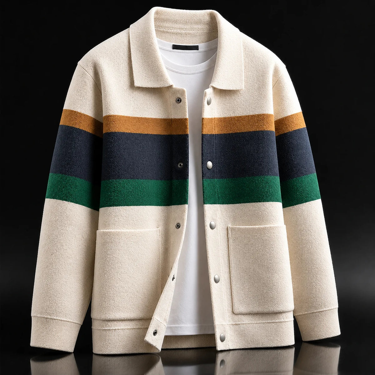 Avani | Striped Button Cardigan