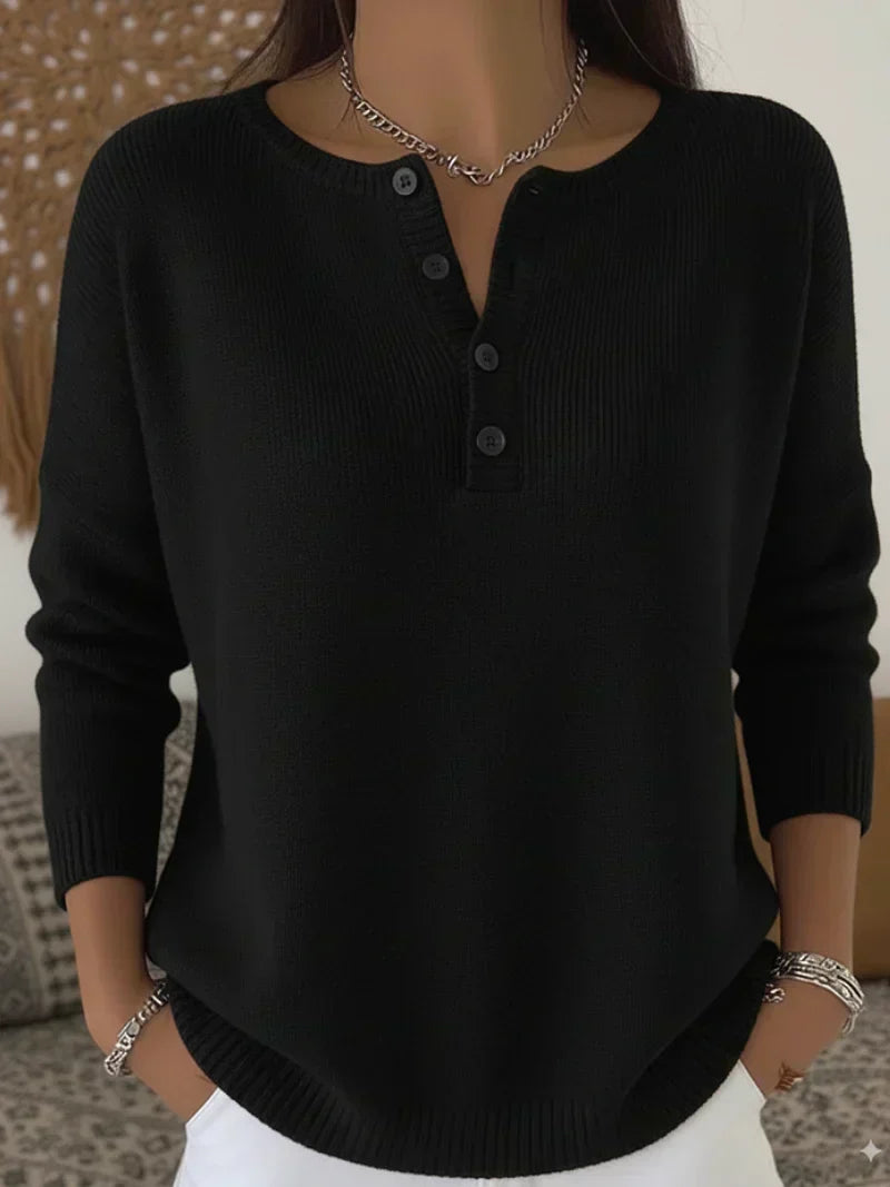 Helena | Button Henley Knit